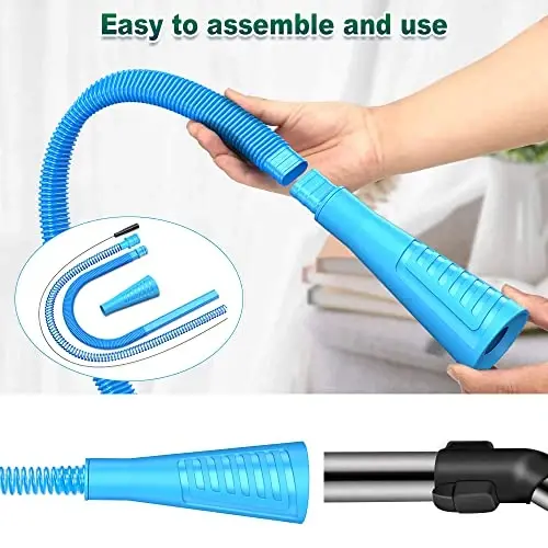 Sealegend 2 Pieces Dryer Vent Cleaner Kit Dryer Lint Vacuum AttacModazoneent, Dryer Vent Cleaning Lint Remover 2 Hoses Tools for Home Improvement - SEALEGEND (1)