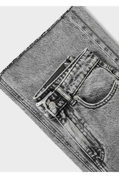 Seam-Free Cuffed Culotte Jean - 8