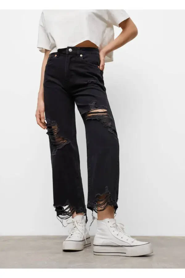 Seamless Straight Cut Jeans - 5