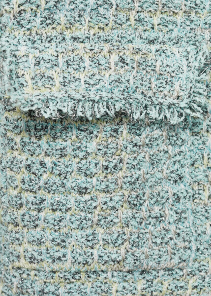 Seamless tweed jacket - Seafoam Green - 6