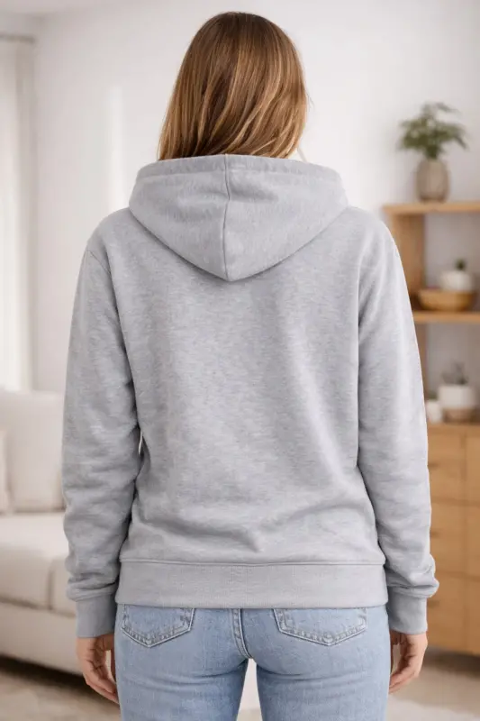 Seasonal Black and Grey Zip-Up Fleece Hoodie Jacket 2-Pack - 4