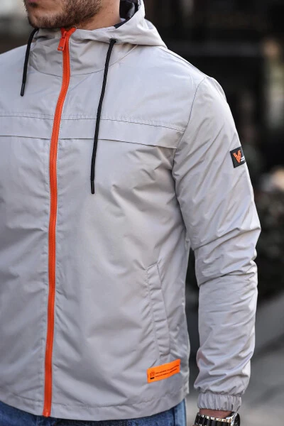 Seasonal Colored Zippered Raincoat PLDP 2920 - 2