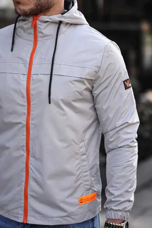 Seasonal Colored Zippered Raincoat PLDP 2920 - 2