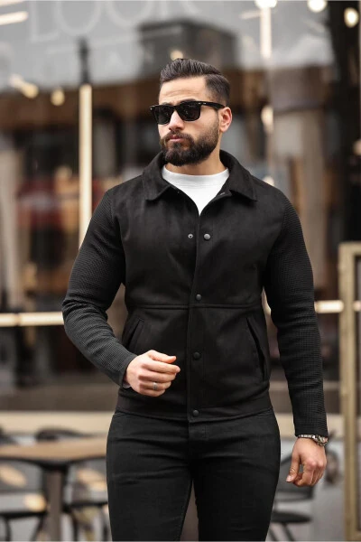 Seasonal Jacket with Knitted Sleeves - FREED MOND