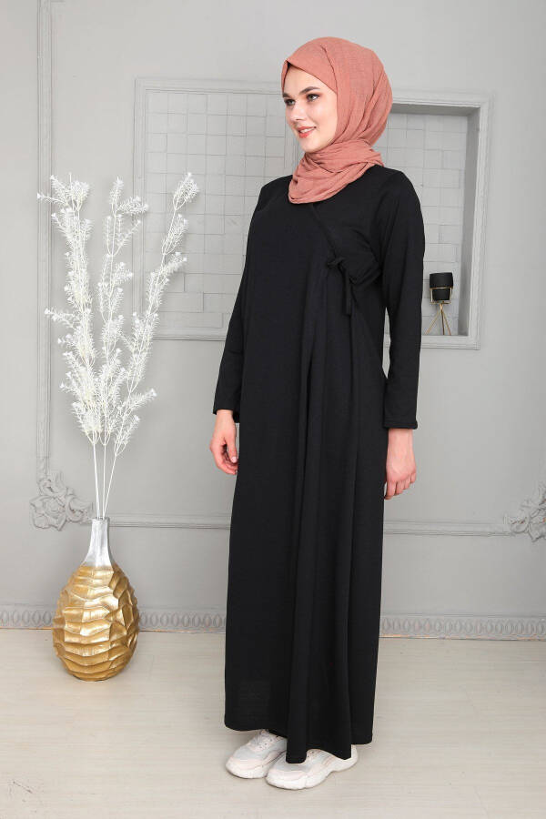Seasonal Women's Hijab Dress for Prayer, Prayer Dress, Fluid Ferace - 2