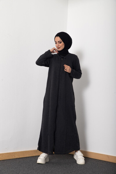 Seasonal Zippered Abaya for Women - 1