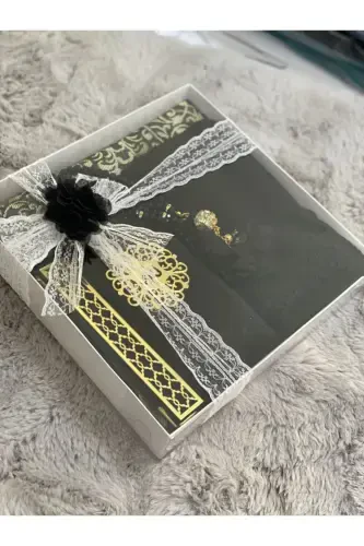 Seccade Bohça Seti-Siyah - MARKAPOLIN (1)