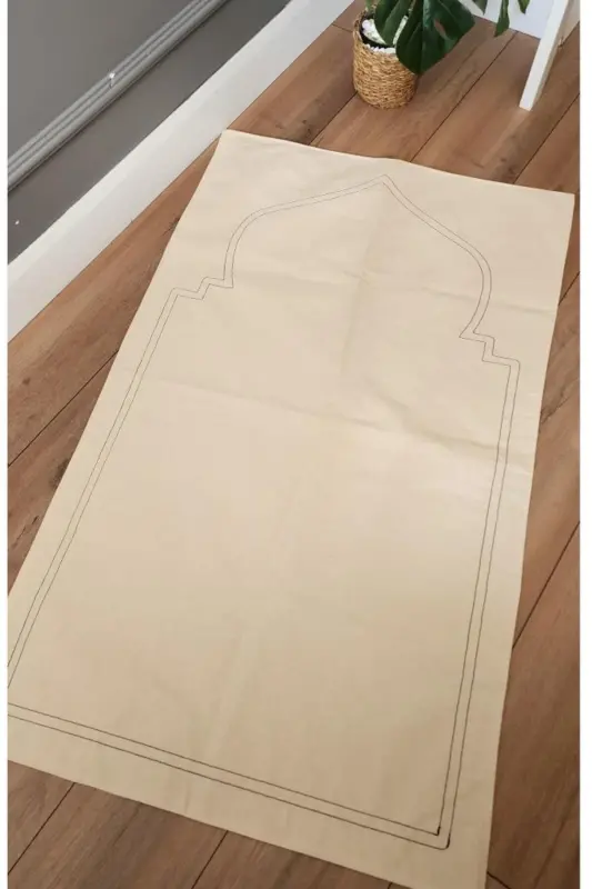 Seccade Naturel Düz Yumuşak Iç Dolgulu 70x115 Ç2 - SADE-1 - 2