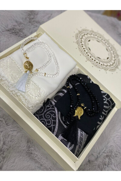 Seccade Seti Bohça Takımı-Siyah - MARKAPOLIN