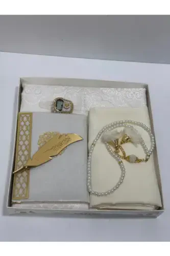 seccade seti haç umre çeyizlik-krem - BERLOTI (1)