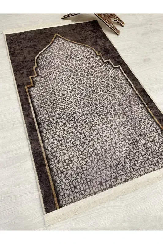 Seccade Sochli (Lateks Taban) 75x125 O'lcham - Jigarrang - 4