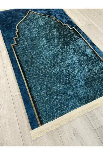 Seccade Sochli (lateks Taban) 75x125 O'lcham - Moviy - 4