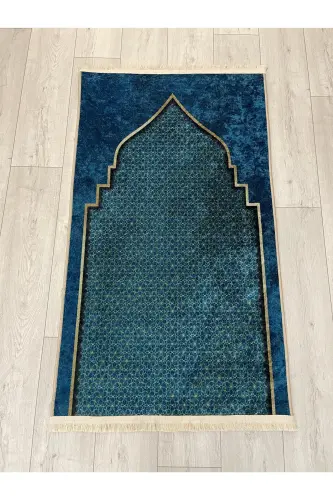 Seccade Sochli (lateks Taban) 75x125 O'lcham - Moviy - 3