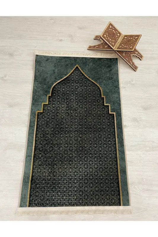Seccade Sochli (lateks Taban) 75x125 O'lcham-Yashil - 3
