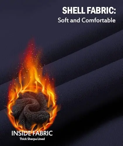 SECOOD Kids Hoodie Fleece Jacket Warm Sherpa Lined Zip Up Hooded Sweatshirt Soft Winter Coat Boys Girls School Outerwear - 2