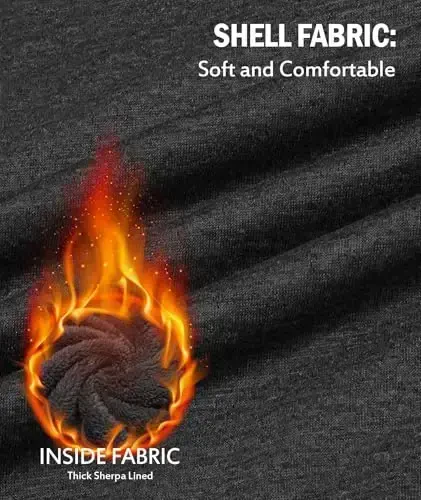 SECOOD Kids Hoodie Fleece Jacket Warm Sherpa Lined Zip Up Hooded Sweatshirt Soft Winter Coat Boys Girls School Outerwear - 5