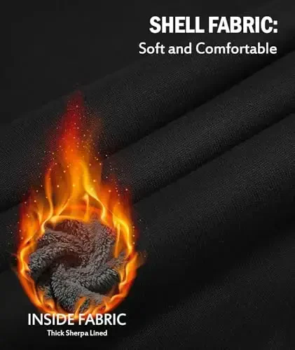 SECOOD Kids Hoodie Fleece Jacket Warm Sherpa Lined Zip Up Hooded Sweatshirt Soft Winter Coat Boys Girls School Outerwear - 5