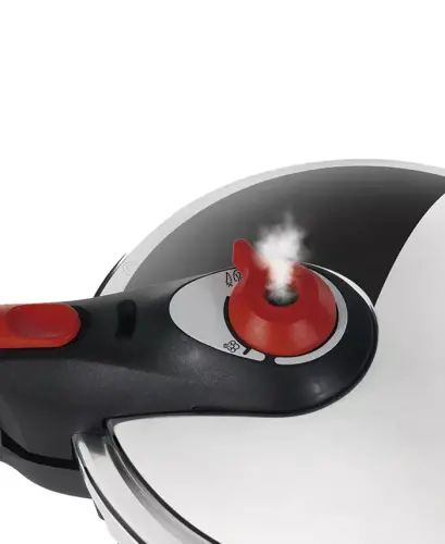 Secure Aluminum 6-Qt. Stovetop Pressure Cooker-Silver - 6