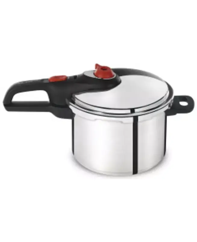 Secure Aluminum 6-Qt. Stovetop Pressure Cooker-Silver - 7