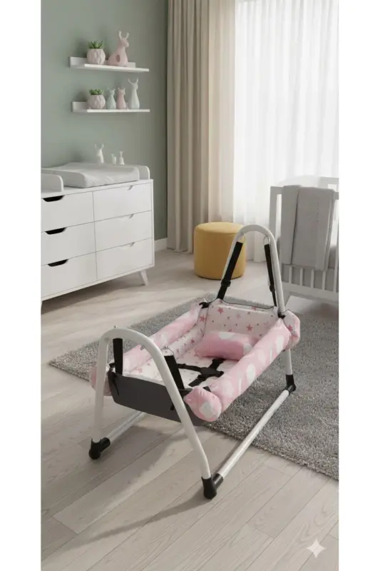 Secure Buckle Wide Mom Side Hammock Cradle + Pillow Gift - 2