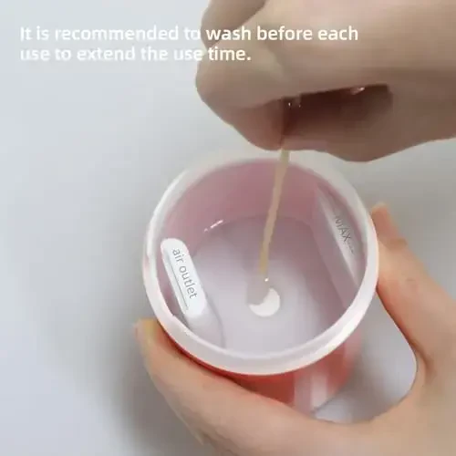 SEEDSEEL 100ML Car Essential Oil Diffuser, Mini Air Humidifier with 7-LED Color Changing, Suitable for Car (Orange) - 6