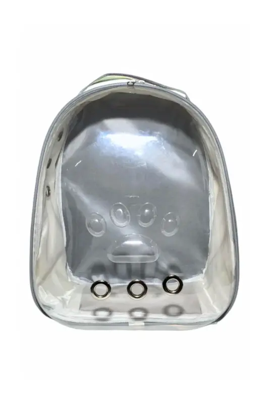 Şeffaf Astronot Hologramlı Kedi Taşıma Çantası-Hologramlı - 4