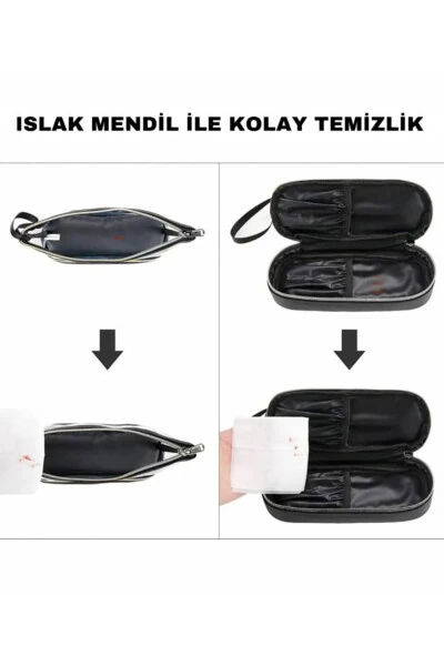 Şeffaf İki Bölmeli Makyaj Çantası - WOYS BAGS (1)