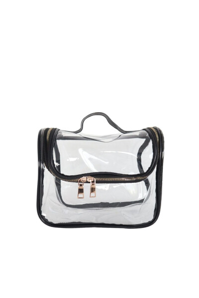 Şeffaf Makyaj Çantası Geniş Hazneli Çok Amaçlı Makyaj Plaj Islak Çanta - SEBURAM COLLECTION (1)