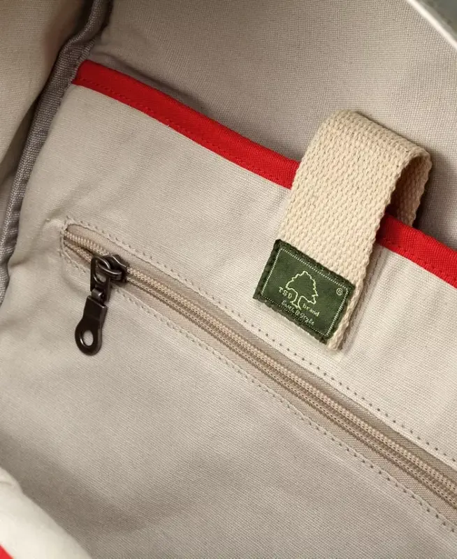 Urban Light Coated Canvas Backpack-Green - 11