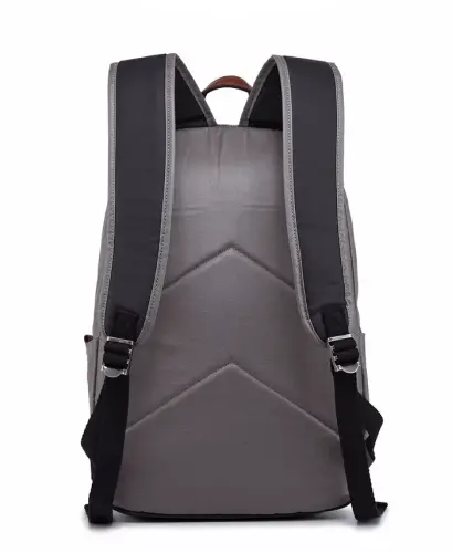 Urban Light Coated Canvas Backpack-Gray - 4