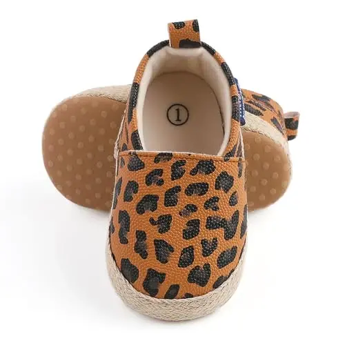 Sekantrol Baby Girls Boys Shoes,Infant Toddler Soft Sole Non Slip Flat Lazy Cute Loafers,Unisex Casual Oxford Dress Shoes 