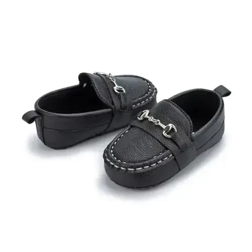 Sekantrol Baby Girls Boys Shoes,Infant Toddler Soft Sole Non Slip Flat Lazy Cute Loafers,Unisex Casual Oxford Dress Shoes - 5