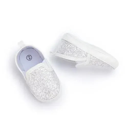 Sekantrol Baby Girls Boys Shoes,Infant Toddler Soft Sole Non Slip Flat Lazy Cute Loafers,Unisex Casual Oxford Dress Shoes - 3