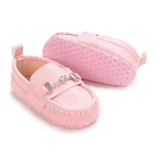 Sekantrol Baby Girls Boys Shoes,Infant Toddler Soft Sole Non Slip Flat Lazy Cute Loafers,Unisex Casual Oxford Dress Shoes - 3