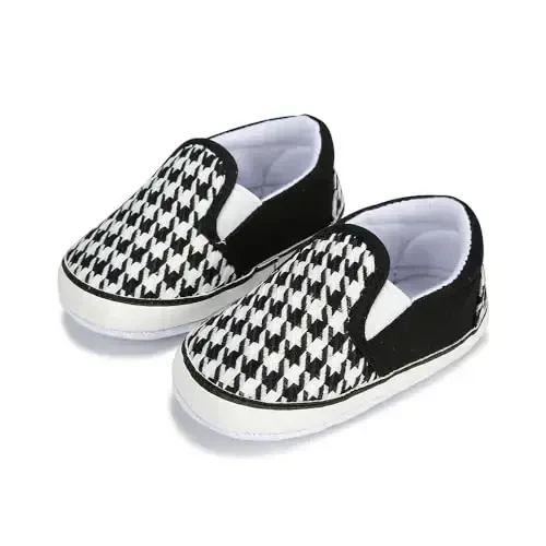 Sekantrol Baby Girls Boys Shoes,Infant Toddler Soft Sole Non Slip Flat Lazy Cute Loafers,Unisex Casual Oxford Dress Shoes - 2