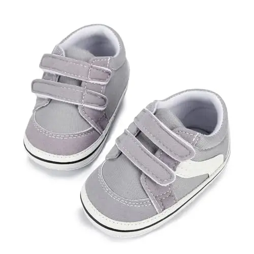 Sekantrol Baby Girls Boys Shoes,Infant Toddler Soft Sole Non Slip Flat Lazy Cute Loafers,Unisex Casual Oxford Dress Shoes - 3