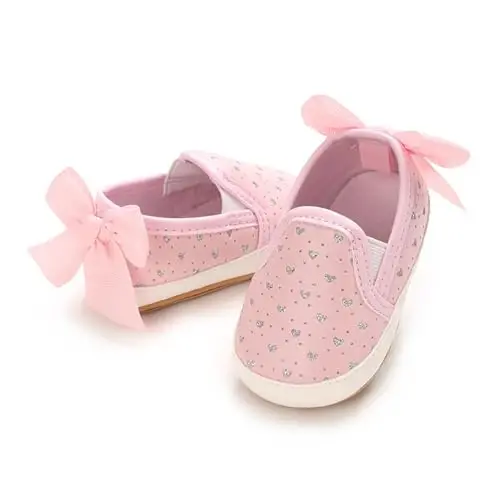 Sekantrol Baby Girls Boys Shoes,Infant Toddler Soft Sole Non Slip Flat Lazy Cute Loafers,Unisex Casual Oxford Dress Shoes - 4