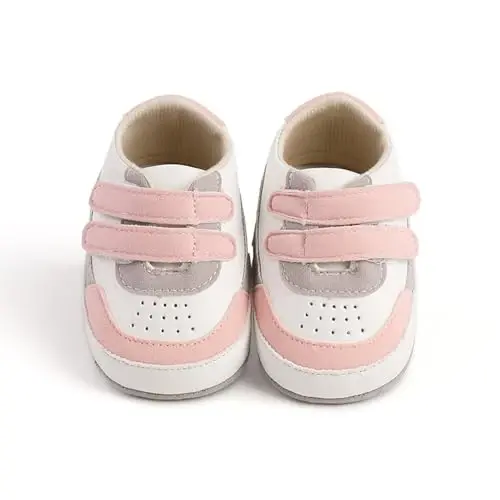 Sekantrol Baby Girls Boys Shoes,Infant Toddler Soft Sole Non Slip Flat Lazy Cute Loafers,Unisex Casual Oxford Dress Shoes - 2