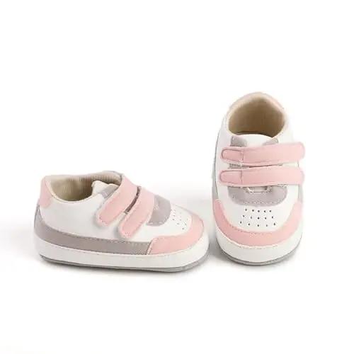 Sekantrol Baby Girls Boys Shoes,Infant Toddler Soft Sole Non Slip Flat Lazy Cute Loafers,Unisex Casual Oxford Dress Shoes - 5