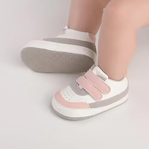 Sekantrol Baby Girls Boys Shoes,Infant Toddler Soft Sole Non Slip Flat Lazy Cute Loafers,Unisex Casual Oxford Dress Shoes - 6