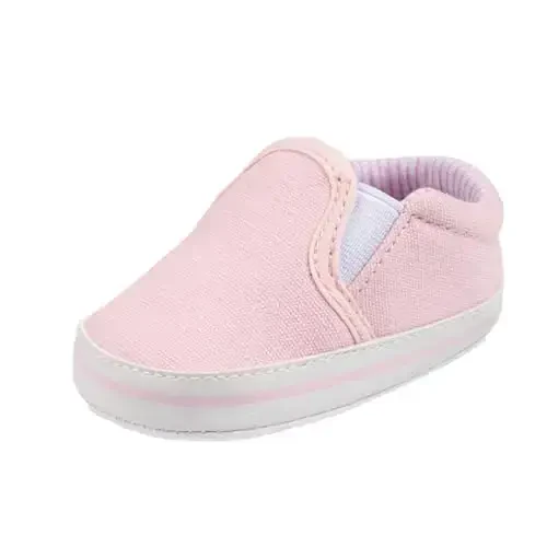 Sekantrol Baby Girls Boys Shoes,Infant Toddler Soft Sole Non Slip Flat Lazy Cute Loafers,Unisex Casual Oxford Dress Shoes - 2