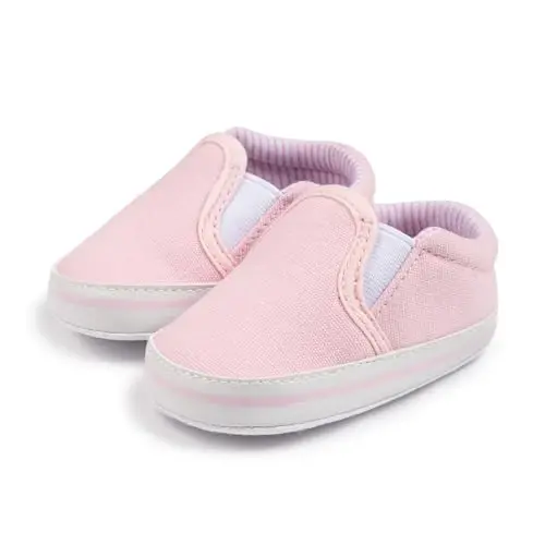 Sekantrol Baby Girls Boys Shoes,Infant Toddler Soft Sole Non Slip Flat Lazy Cute Loafers,Unisex Casual Oxford Dress Shoes - 1