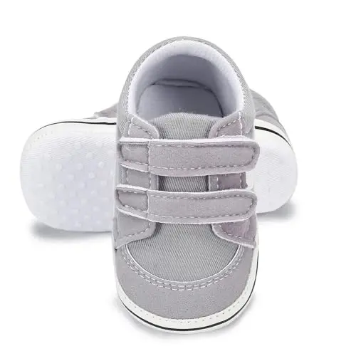 Sekantrol Baby Girls Boys Shoes,Infant Toddler Soft Sole Non Slip Flat Lazy Cute Loafers,Unisex Casual Oxford Dress Shoes 