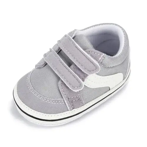 Sekantrol Baby Girls Boys Shoes,Infant Toddler Soft Sole Non Slip Flat Lazy Cute Loafers,Unisex Casual Oxford Dress Shoes - SEKANTROL (1)
