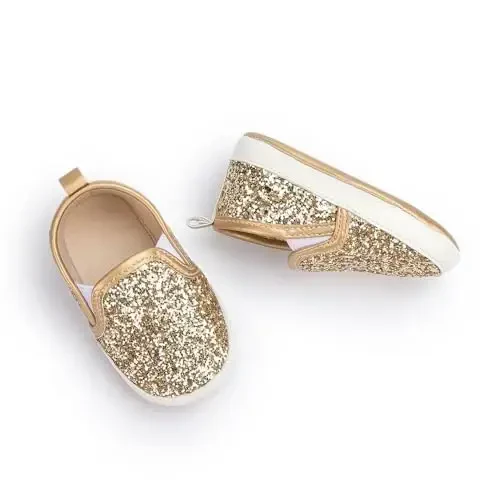 Sekantrol Baby Girls Boys Shoes,Infant Toddler Soft Sole Non Slip Flat Lazy Cute Loafers,Unisex Casual Oxford Dress Shoes - 3