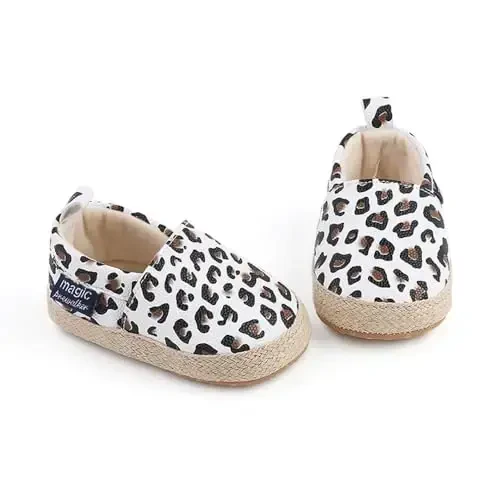 Sekantrol Baby Girls Boys Shoes,Infant Toddler Soft Sole Non Slip Flat Lazy Cute Loafers,Unisex Casual Oxford Dress Shoes - 5