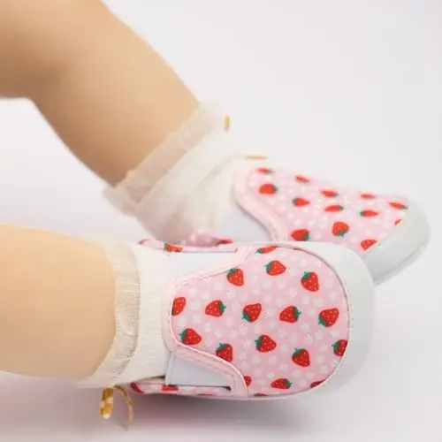 Sekantrol Baby Girls Boys Shoes,Infant Toddler Soft Sole Non Slip Flat Lazy Cute Loafers,Unisex Casual Oxford Dress Shoes - 7