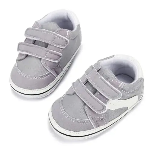 Sekantrol Baby Girls Boys Shoes,Infant Toddler Soft Sole Non Slip Flat Lazy Cute Loafers,Unisex Casual Oxford Dress Shoes - 3