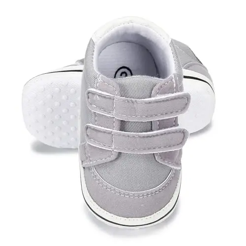 Sekantrol Baby Girls Boys Shoes,Infant Toddler Soft Sole Non Slip Flat Lazy Cute Loafers,Unisex Casual Oxford Dress Shoes - 6