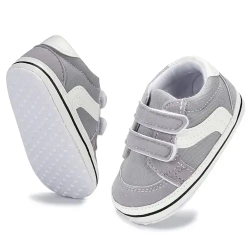 Sekantrol Baby Girls Boys Shoes,Infant Toddler Soft Sole Non Slip Flat Lazy Cute Loafers,Unisex Casual Oxford Dress Shoes 